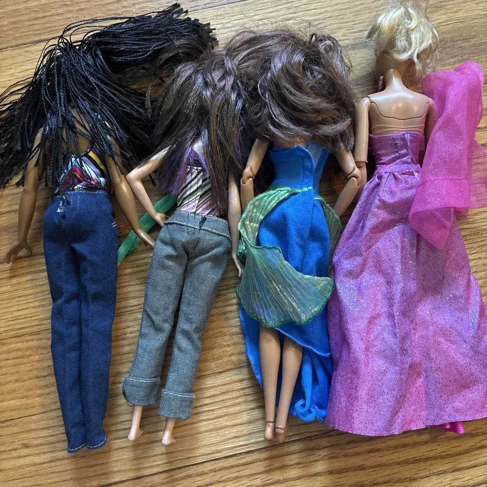 Vintage 2000'sMattel My Scene Barbie • Swapping‎ Fashionista • Lot of 4